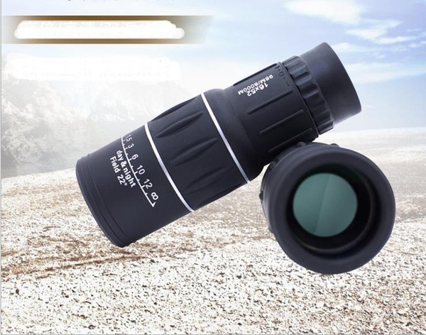 16X52 Single Telescope Outdoor Telescope with Non-Infrared High Definition Low Light Level Night Vision Mobile Phone