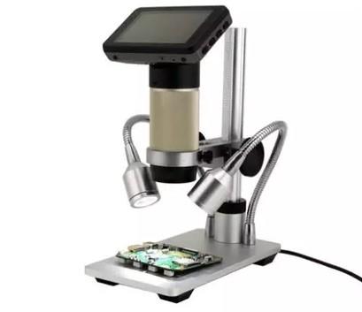 Freeshipping HDMI microscope long object distance digital USB microscope double output soldering tool bga smt phone watch repair LLFA