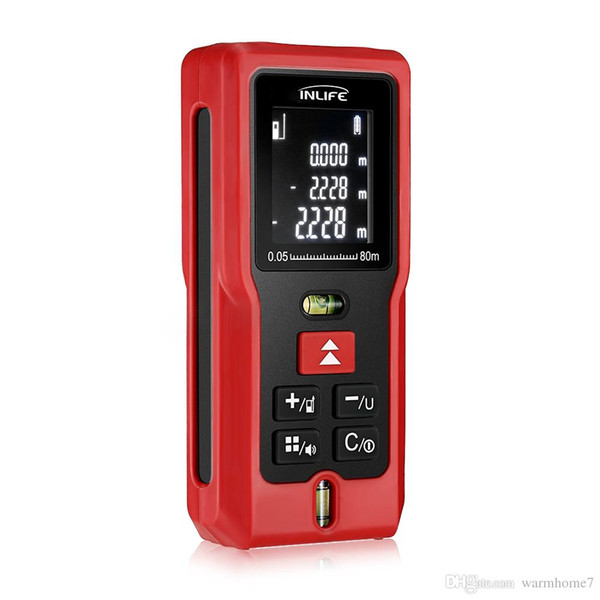 Inlife Laser Rangefinder Medidor Trena Laser Distance Meter Handheld laser mesure tape Build Measure Device Ruler Test Tool Free Shipping VB