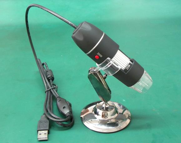 500 times high definition digital electron 8 light USB handheld microscope, wholesale merchant