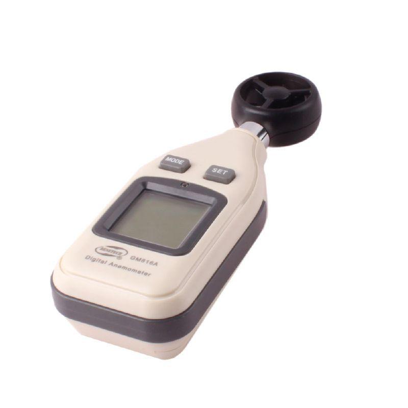 Hot Sale GM816A Anemometer Wind Speed Gauge Temperature Measure Digital Thermometer#54653, dandys