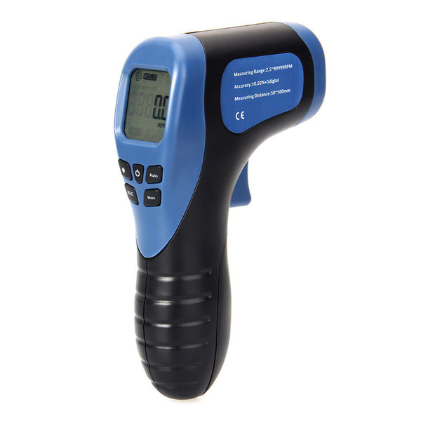 Laser Digital Tachometer Non-Contact Measuring Range:2.5-99999RPM