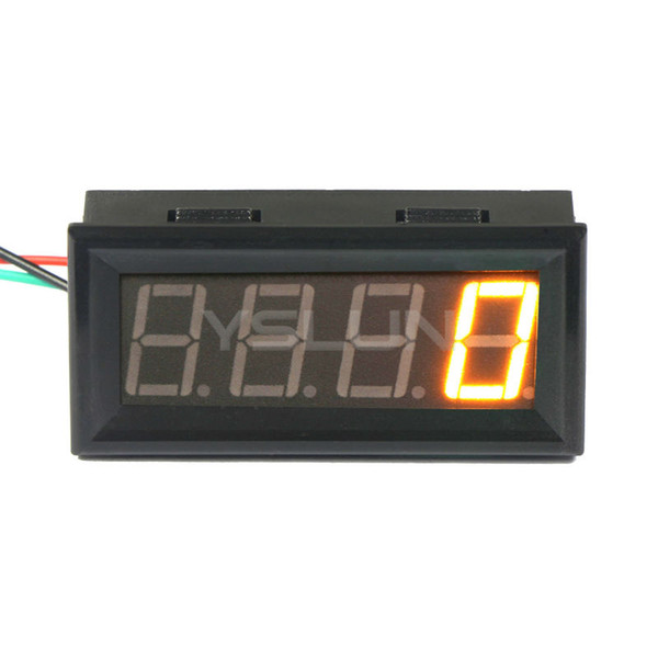 Wholesale-DC 7 ~ 30V Yellow LED Display 60~9999 rpm Tachometer DC 12V 24V Tacho Gauge High Accuracy Digital Speedometer