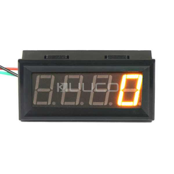 Wholesale-Mini Digital Speedometer DC 7 ~ 30V Yellow LED Display 60~9999 rpm Tachometer High Accuracy Tacho Gauge Speed Monitor meter