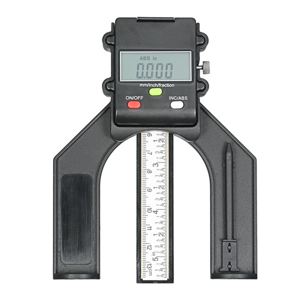 0-130mm Digital LCD Display Height Gauge Depth Gauge Table Saw Height Gauge with Three Measurement Height Measuring Instruments Analysis