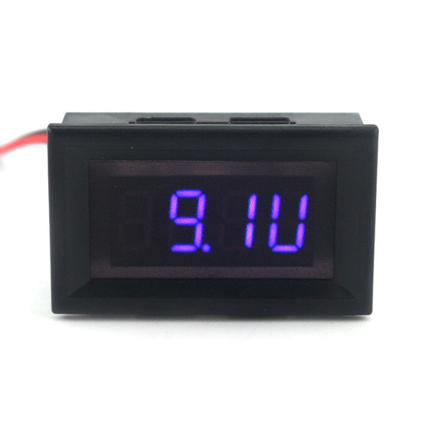 Digital Red/Blue/Green LED 2 in 1 Tachometer Gauge with Battery Voltage Display Undervoltage and Overvoltage Slarm for Car Auto