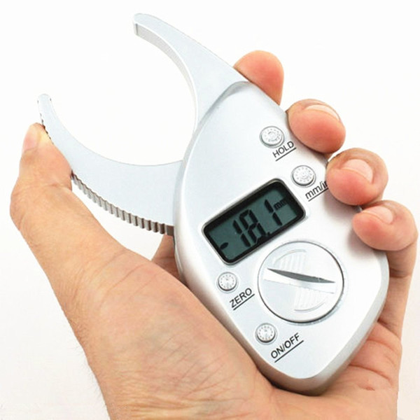 Digital High Quality Display LCD Body Fat Caliper Skin Fold Analyzer B00267