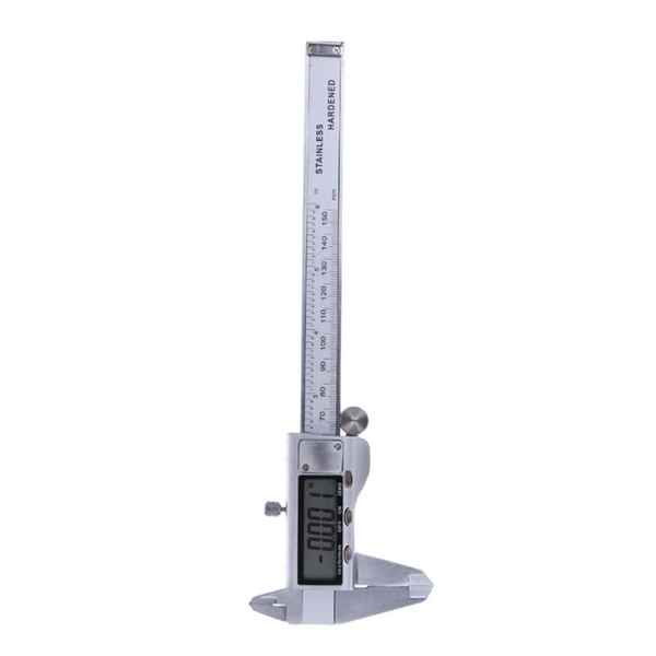 Metal 6 Inch LCD 150mm Stainless Steel Electronic Digital Vernier Caliper Micrometer Measuring Tool