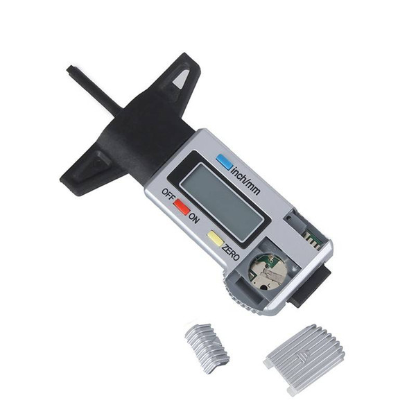 Digital LCD Tyre Tire Tread Depth Gauge 0-25.4mm Metric/inch