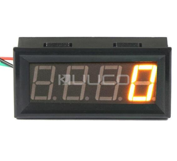 -Mini Digital Speedometer DC 7 ~ 30V Yellow LED Display 60~9999 rpm Tachometer High Accuracy Tacho Gauge Speed Monitor meter