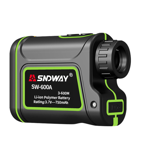 SNDWAY 600m Handheld Monocular Metre Laser Rangefinder Distance Meter Golf Hunting Laser Range Finder Telescope Measure Outdoor