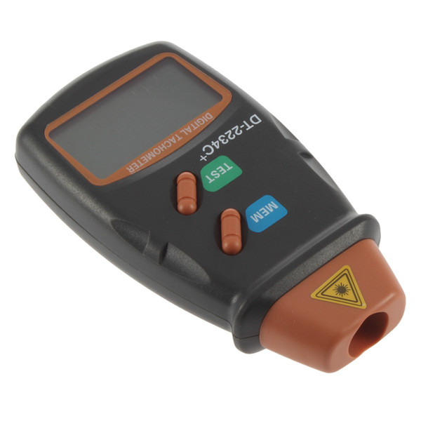 Digital Laser Tachometer RPM Meter Non-Contact Motor Speed Gauge Revolution Spin Free Shipping