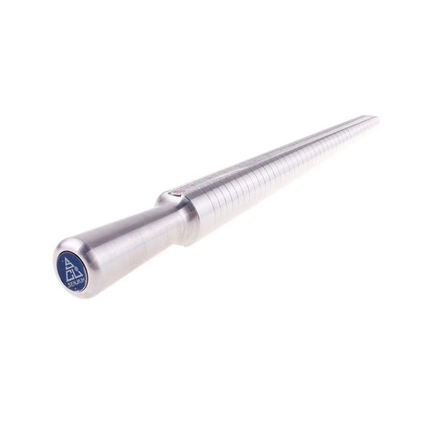 Wholesale-Fashion Metal Ring Sizer Guage Mandrel Finger Sizing Stick Standard Measure Tool Silver #48049