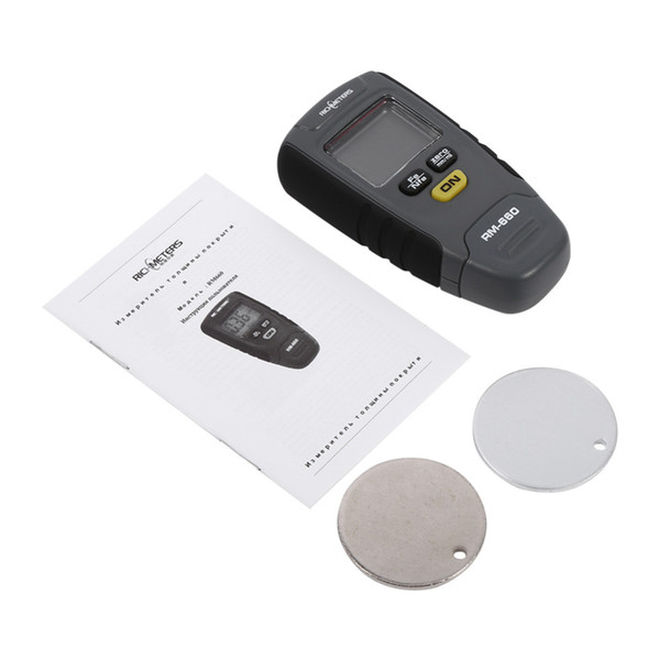 Digital Paint Coating Thickness Gauge 0-1.25mm Coating Meter Car Thickness Iron Aluminum Base 2017 free shipping