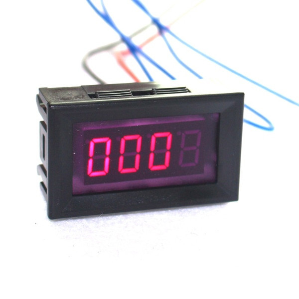 Red Car Motorcycle Digital LED Tachometer Tacho Gauge Speed Meter Monitor