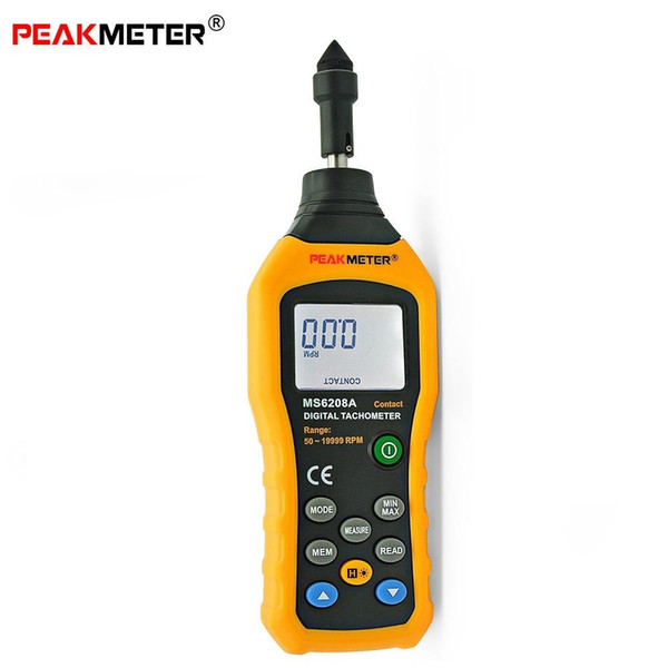 Contact Type Digital Contact Type LCD Digital Tachometer Pocket Wind Speed Test Meter Air Flow Anemometer for Industrial Agricultural