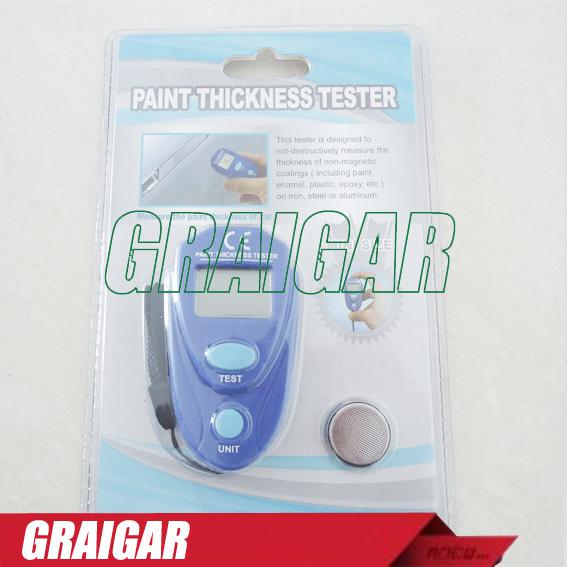 Hot Sale Digital LCD Coating Thickness Gauge Car Painting Thickness Tester Paint Thickness Meter DIY Instrument 0-80mil 0.1MM 10pcs/lot