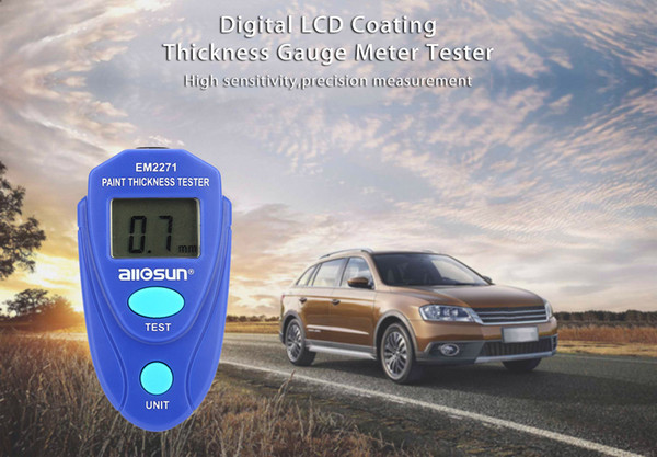 Paint Thickness Tester Digital Thickness Gauge Coating Meter Car Thickness Meter EM2271