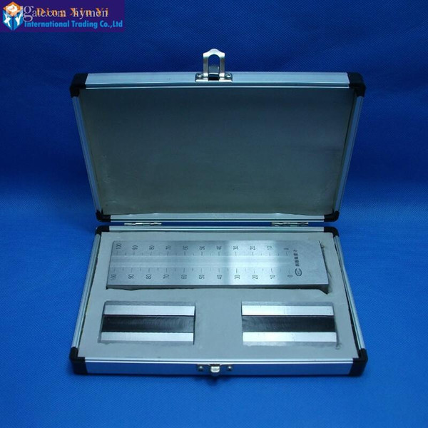 Free shipping 0-100um Stainless Steel single Groove fineness gage 25um/50um/100um/150um available Hegman fineness gauge