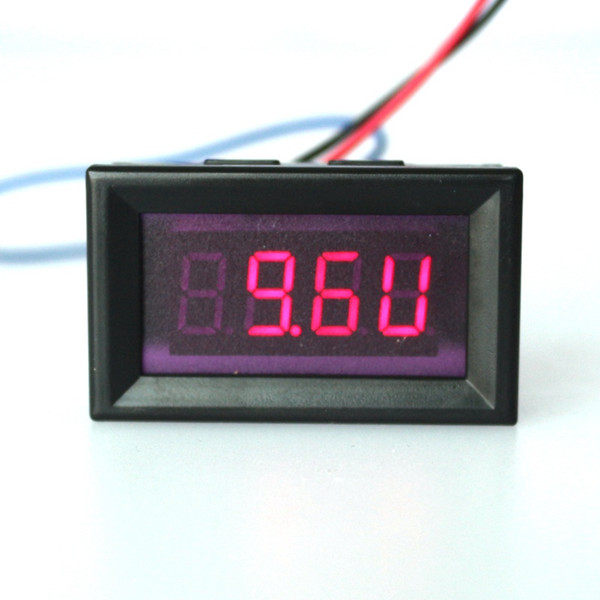 2 in 1 Digital Tachometer Tacho Gauge for Car Motorcycle with Battery Voltage Detector