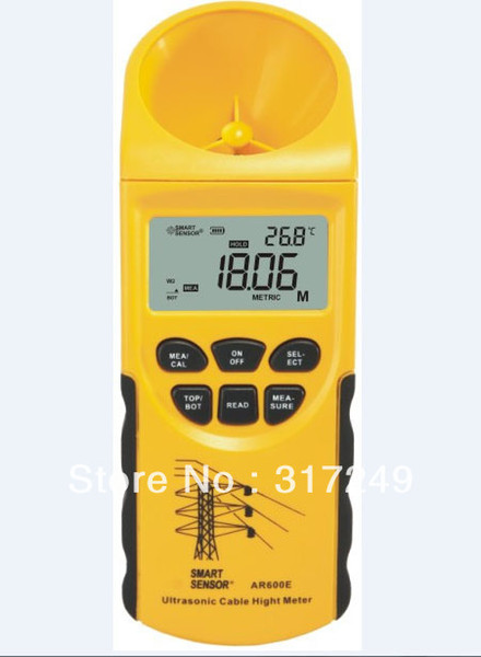 Wholesale-Wholesale Ultrasonic Cable Height Meter SE-AR600E AR600E Aerial cable Height Measuring Instruments 3m~23m AR-600E + retail box