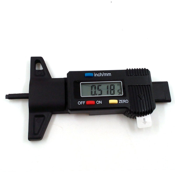 Digital LCD Tyre Tire Tread Depth Brake Shoe Pad Gauge 0-25.4mm tread depth, brake shoe, pad wear