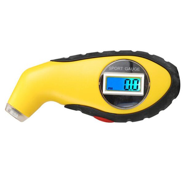 LCD Digital 5.0-100 PSI Backlit Tire TyreTester Manometer Barometers Tool For Car Motorcycle KPA BAR Air Pressure Gauge