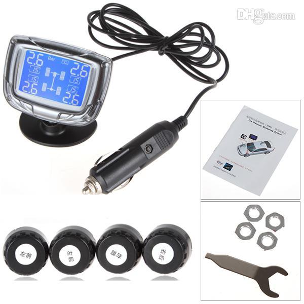 InChange InCTPMS-EXT01 TPMS LCD Auto Tyre Car Tire Pressure Monitoring System Monitor Pressure Gauge with 4 Sensors CEC_761