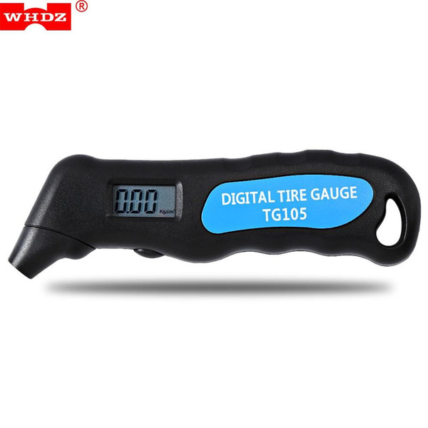 LCD Display Digital Car Tire Tyre Air Pressure Gauge Meter Manometer Barometers Tester for Car Truck Motorcycle Bike Free Shipping VB