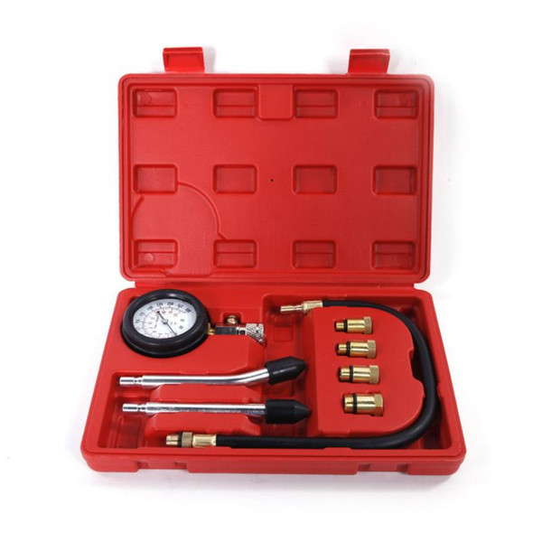 1pc Pressure Gauge Compression Tester Leakage CAR/1 Auto briefcase TIRE acessorios para carro tool kit for Car compressometer