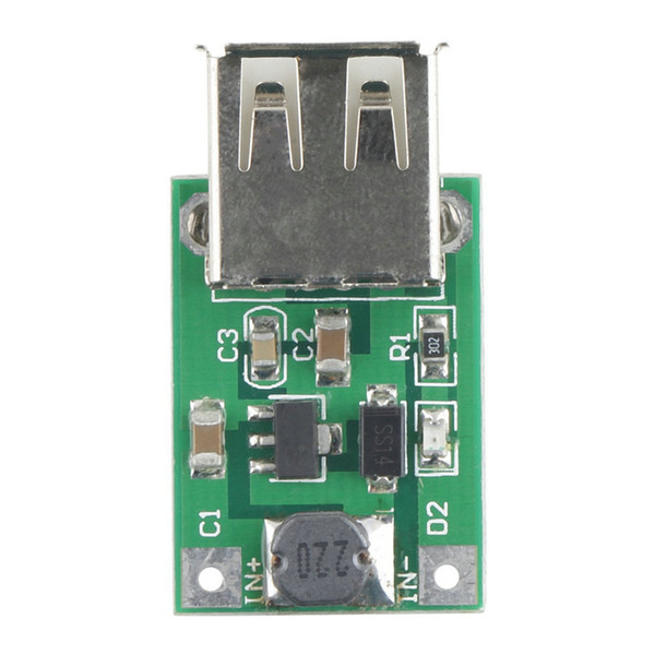 Wholesale-1pc DC-DC Converter Step Up Boost Module 2-5V to 5V 1200mA 1.2A for iphone Newest New Arrival Free Shipping