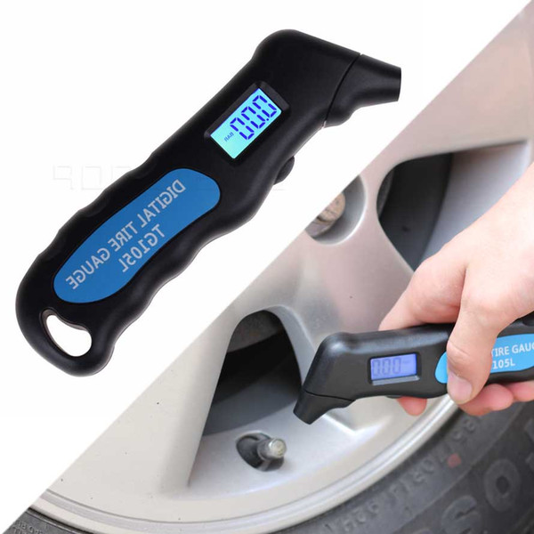 LCD Display Digital Car Tire Tyre Air Pressure Gauge Meter Manometer Barometers Tester for Car Truck Motorcycle Bike New