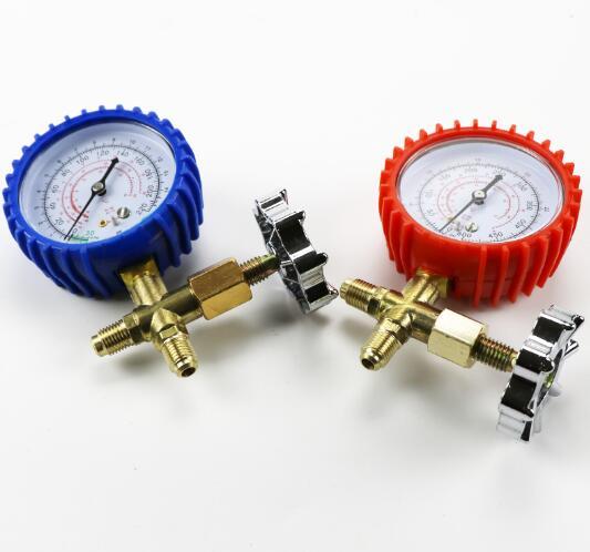 466 Single Table Valve R22 R134 Automobile Air Conditioning Refrigerator Maintenance Fluorinated High and Low Pressure Gauges