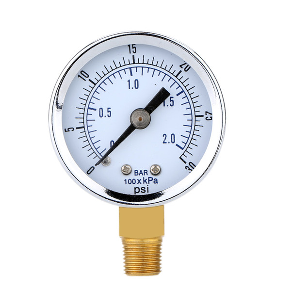 Hydraulic Pressure Gauge Gage Mini Pressure Measuring Instruments Fine Dial Manometer Double Scale Air Compressor Meter Wholesale