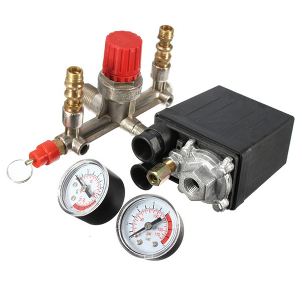 125 Psi 12 Bar Small Air Compressor Pressure Switch Control 16a 230v Adjustable Air Regulator Valve Compressor Instrument