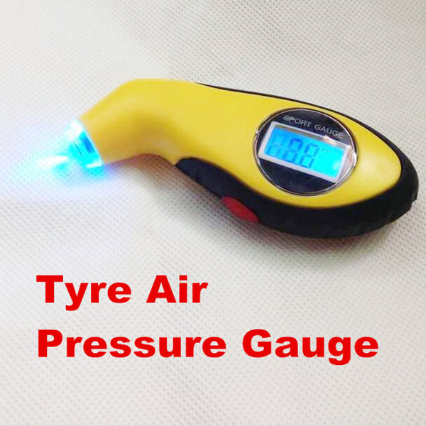 new arrival Car Tire Tyre Air Pressure Gauge Meter Manometer Digital LCD Barometers Tester Tool For Auto Motorcycle