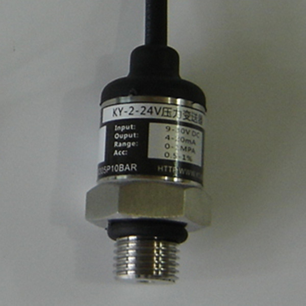 Stainless Steel Lead Type 4-20mA Pressure Sensor 0-1MPa Pressure Transmitter Range 10Bar