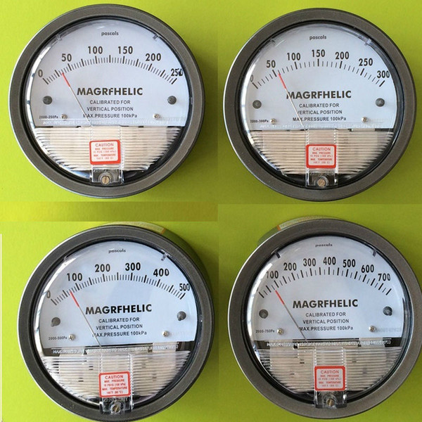 Freeshipping 4000pa professional clean room differential pressure gauge Manometer gas air