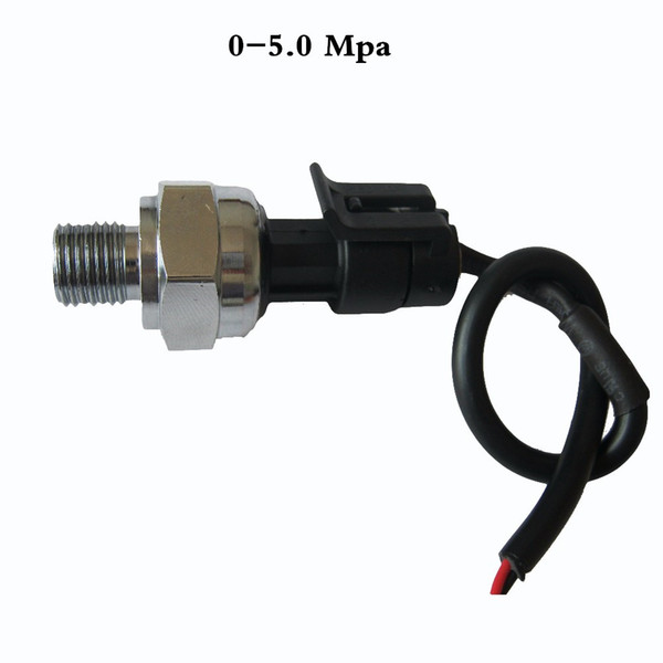 Freeshipping 0-5.0 Mpa 0-725 Psi Water Gas Pressure Sensor Air Compressor Pressure Transmitter G1/4 DC 5V