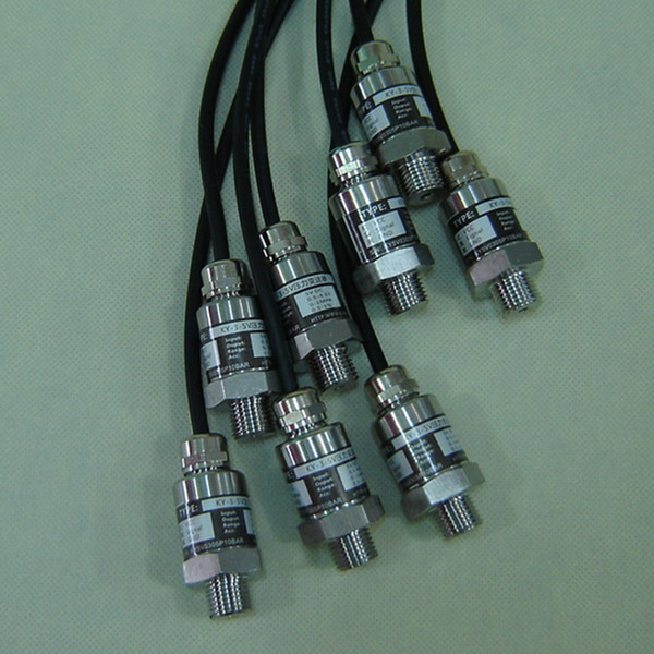 Pressure Sensor Stainless Steel Custom Range Three-wire System 0-10Bar 2 Points Thread Interface Lead