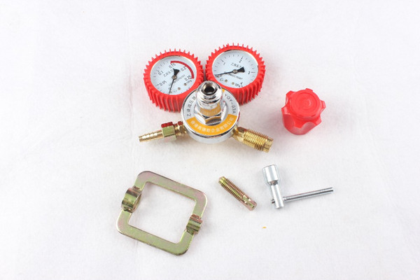 Freeshipping Multi-function Durable Acetylene Regulator Rubber Protect High Quality Oxygen Gas Mig Tig Flow Meter Welding Gauge