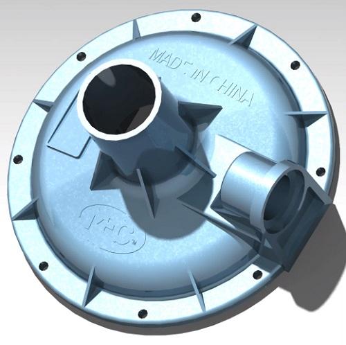 pipe low regulator with high flow