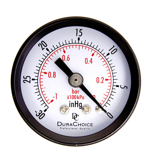 1Pc Double Scale Vacuum Manometer Mini Dial Air Vacuum Pressure Gauge Meter High QualityStable Performance Pressure Gage