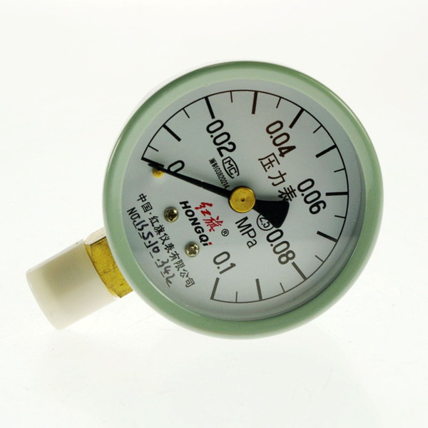 Water Oil Hydraulic Air Pressure Gauge Universal Gauge M14*1.5 0-0.1Mpa order<$18no track