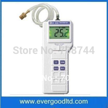 Wholesale-NEW Bokles BK8380 Digital Manometer Gas Flow Pressure Measurement Meter Tester