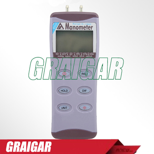 8205 5psi Manometer,AZ8205 digital pressure gauge metric gauge micro-pressure meter electronic pressure meter