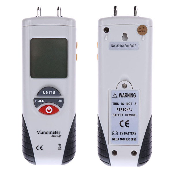 hot selling LCD Digital Manometer Air Pressure Meter Air Pressure Differential Manometer Gauge Meter Data manometro