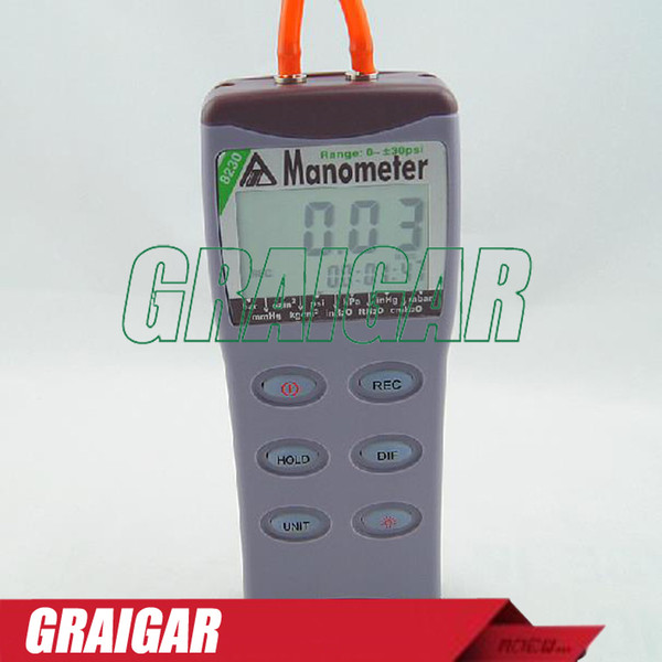 8230 30psi Manometer,AZ8230 gas pressure gauge manometer differential pressure Meter tester gauge