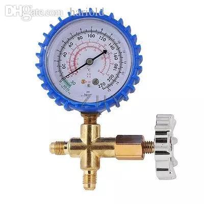 Wholesale-Refrigeration Part 11mm Threaded Single Manifold Gauge Valve 0-15Kgf/cm2