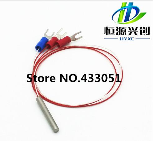 Hot wholesale Three wire precision platinum resistance temperature probe PT100 / PT1000 thermocouple, Free Shipping